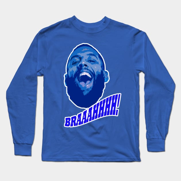 Caneterbury Bulldogs - Josh Addo-Carr - BRAAAAHHHHH! Long Sleeve T-Shirt by OG Ballers